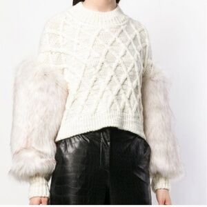 Philosophy di Lorenzo serafini faux fur jumper Size 10